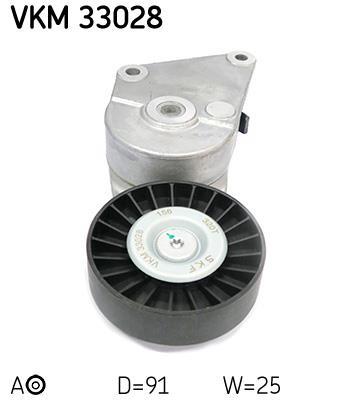 Rolo tensor da correia trapezoidal estriada SKF ref. VKM 33028